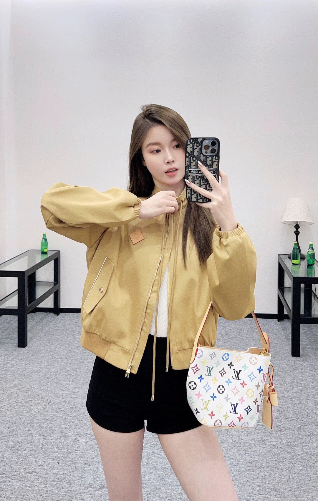 25fw Collar drawstring jacket jacket