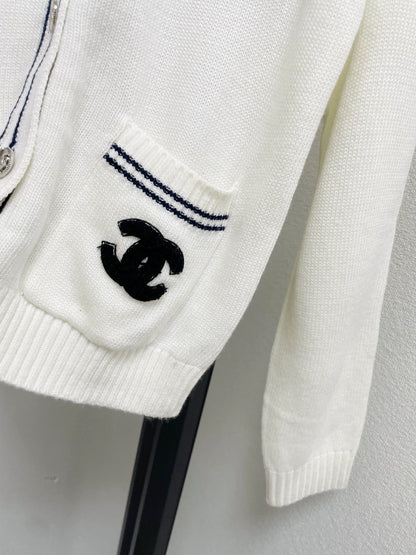 Double C Knitted Cardigan