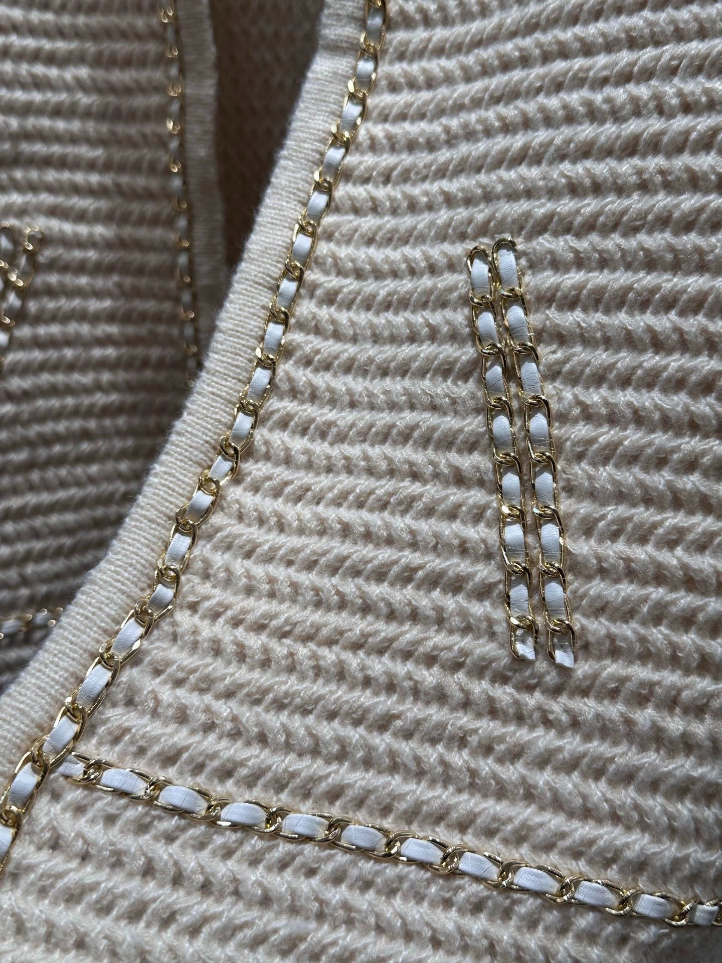 French style small fragrance knitted cardigan(vintage series)