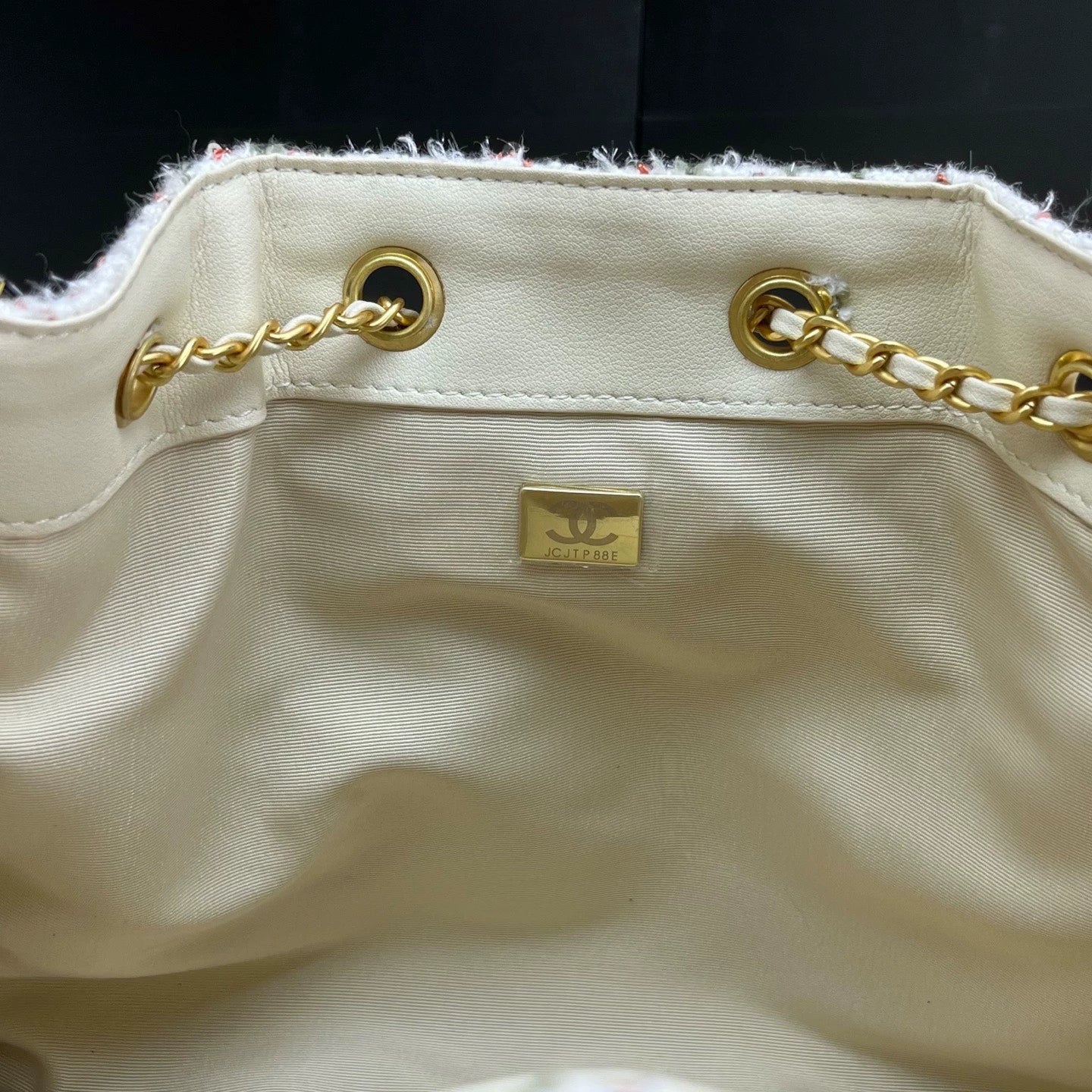 25C suede hippie bag (beige）