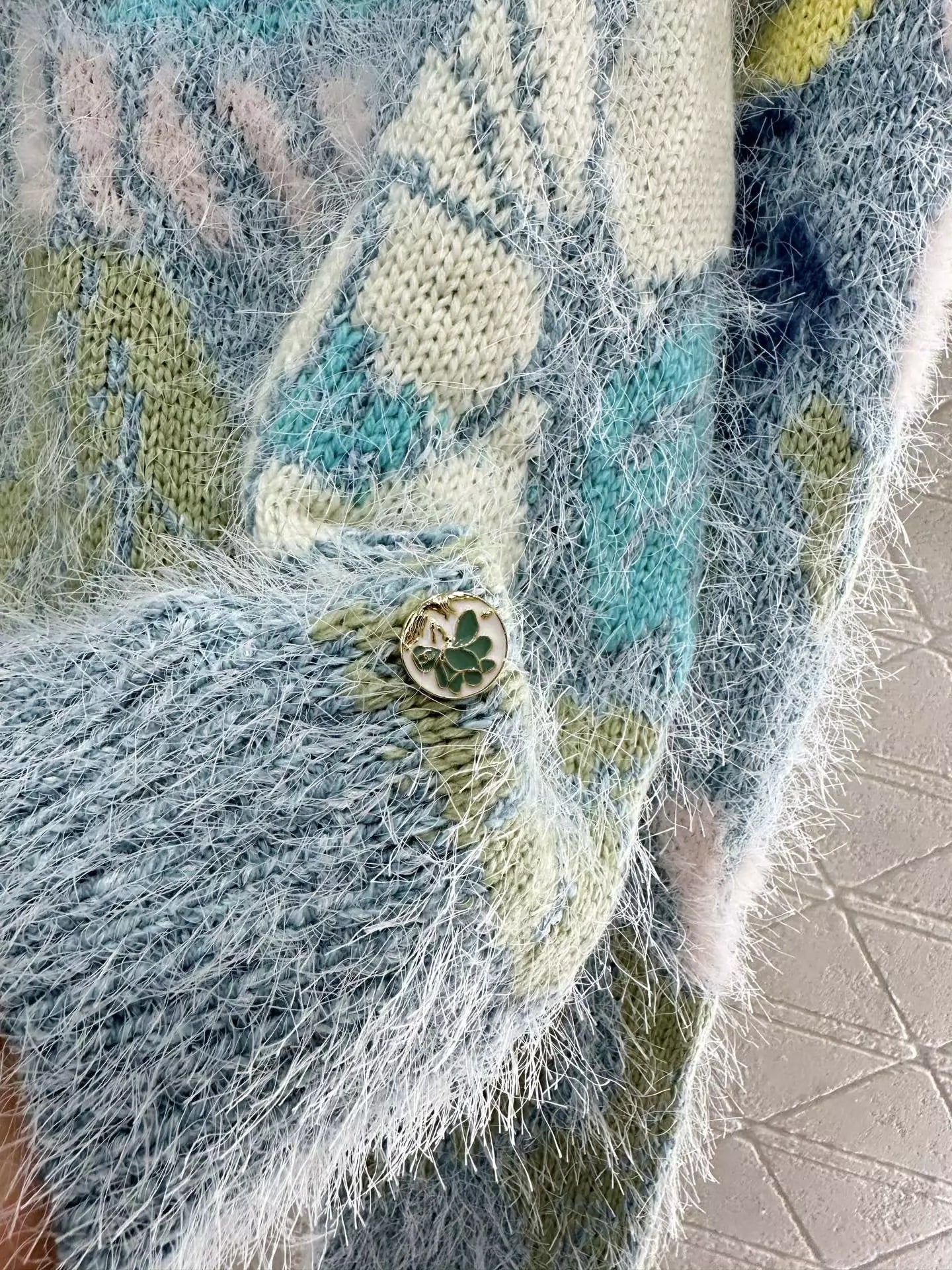 25fw Mohair knitted sweater