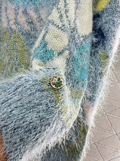 25fw Mohair knitted sweater