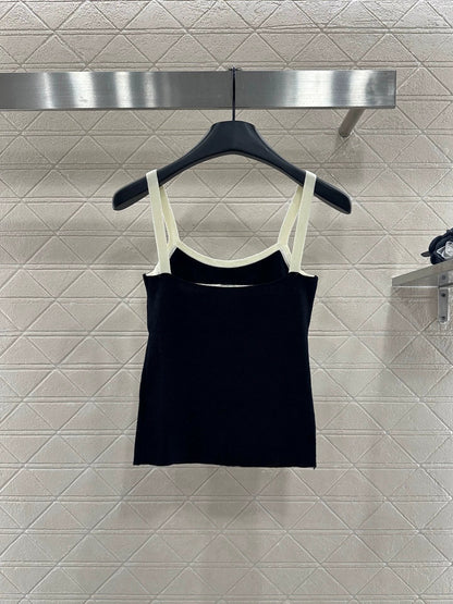 25fw Strap knit cardigan