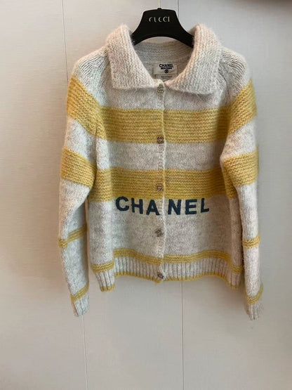 New striped cardigan (vintage series)