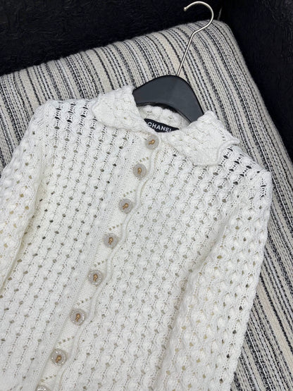 25fw Heavy industry hook flower lapel jacket