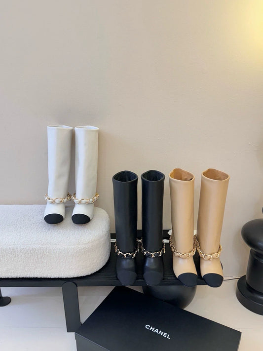25SS new chain knight boots