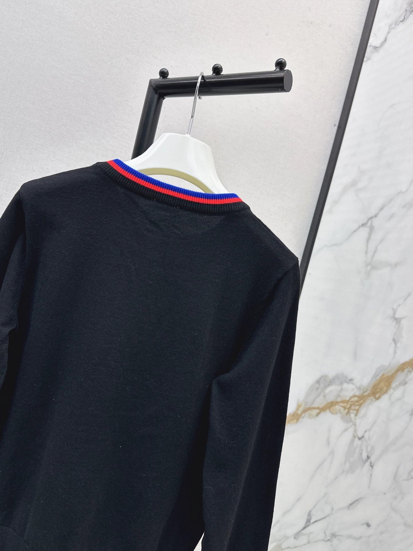 25fw Embroidered Knitted Sweater