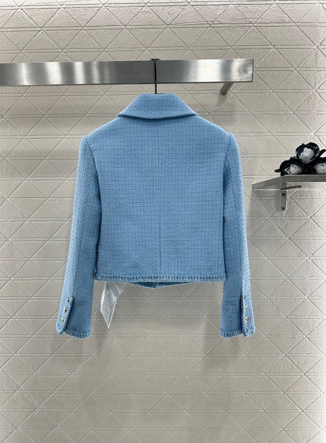 25fw Braided hem tweed skirt and jacket set (Handmade Workshop series)