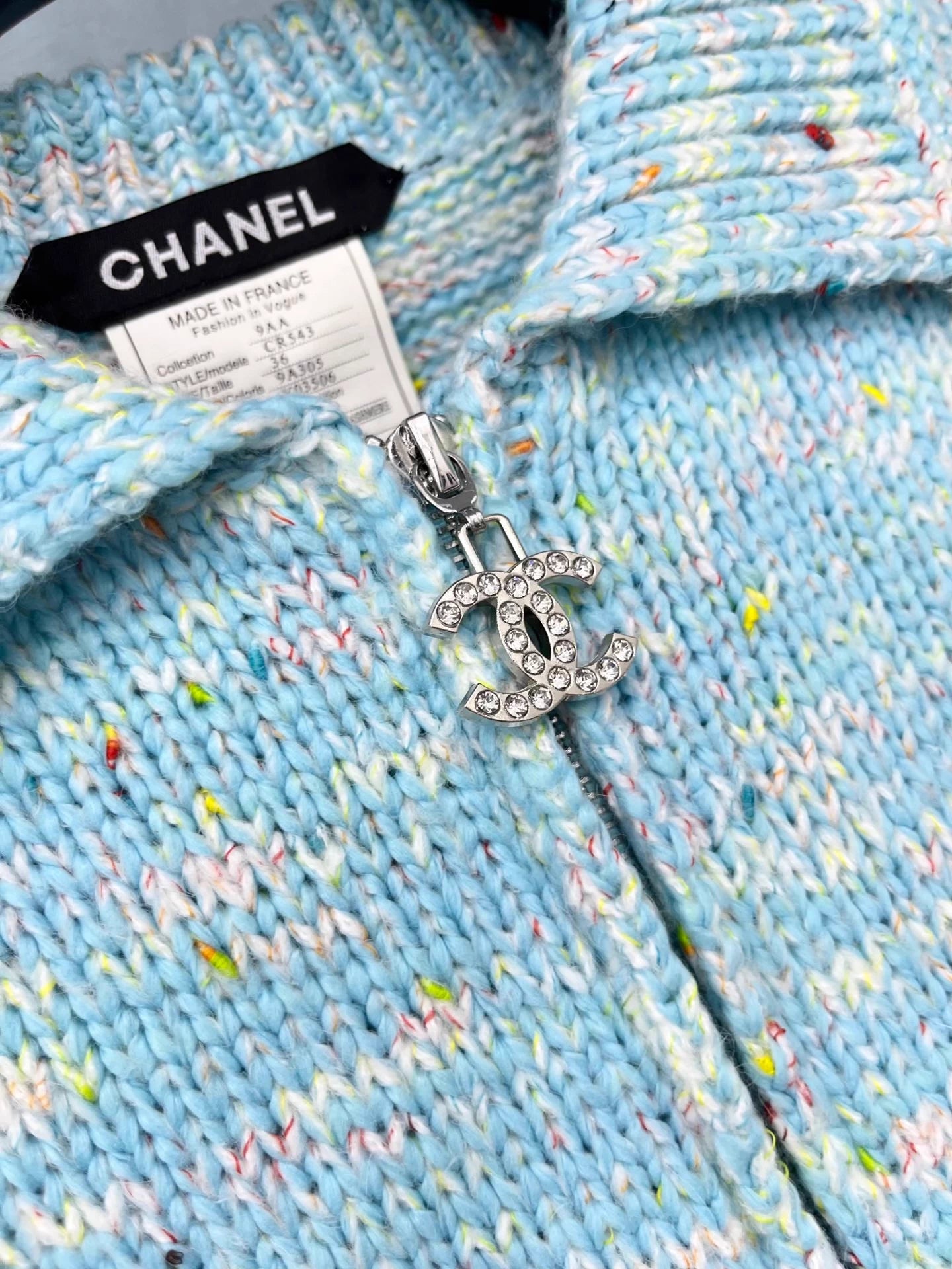 Double C zipper lapel craft jacket