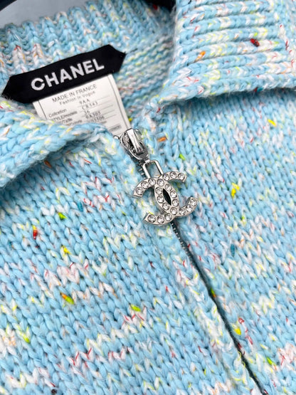 Double C zipper lapel craft jacket