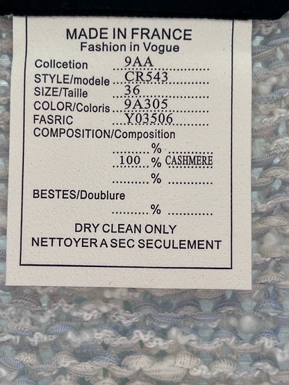 Peter Pan collar wool knit cardigan