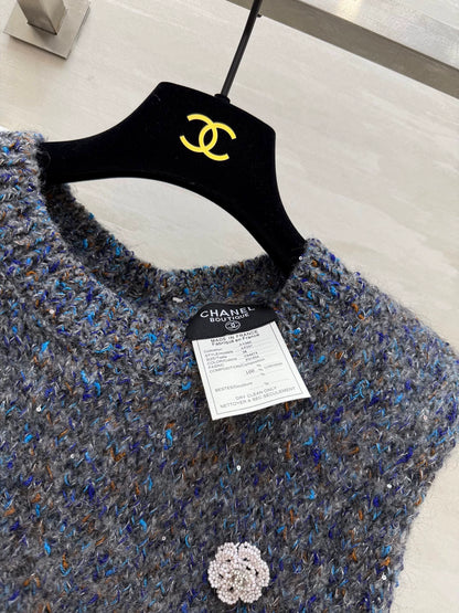 25fw Colorful reversible vest