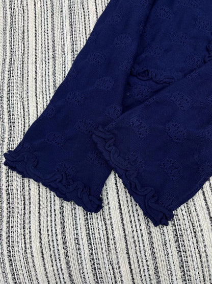 Hook flower round neck jacket