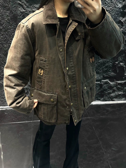 Make old denim workwear and goose down clothing