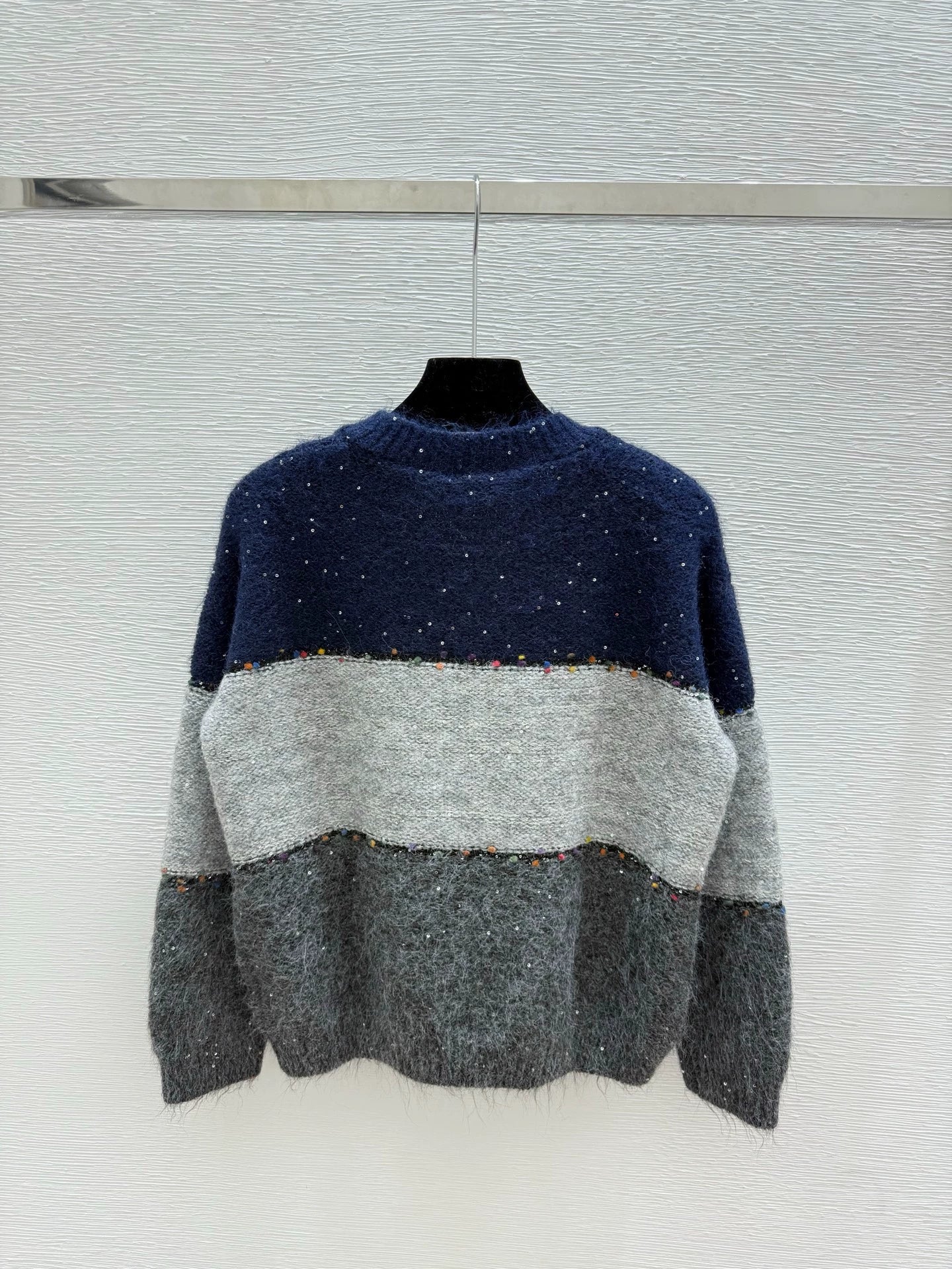 25fw Color blocked sweater
