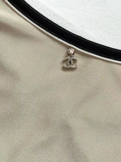 25 Rhinestone Logo Swimsuit