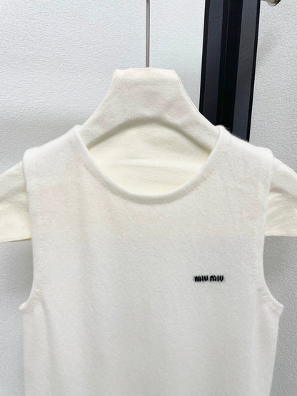 25fw Contrasting jacquard vest