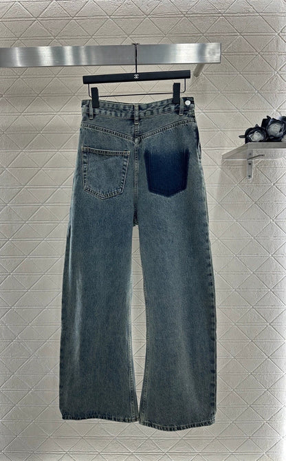 25fw Blended pocket curved knife jeans