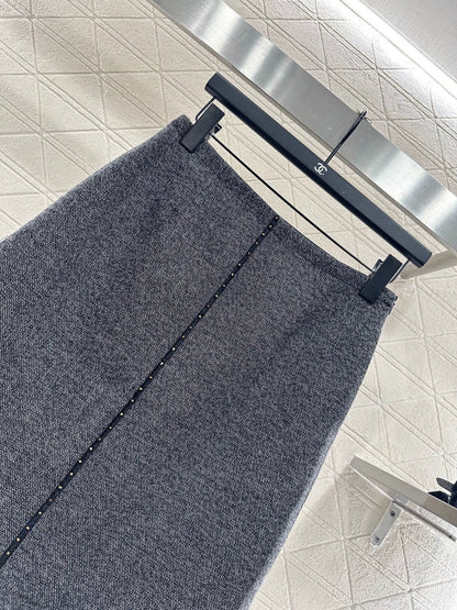 25fw Sleeveless top and skirt set