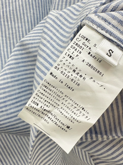 25fw Blue striped two-piece set