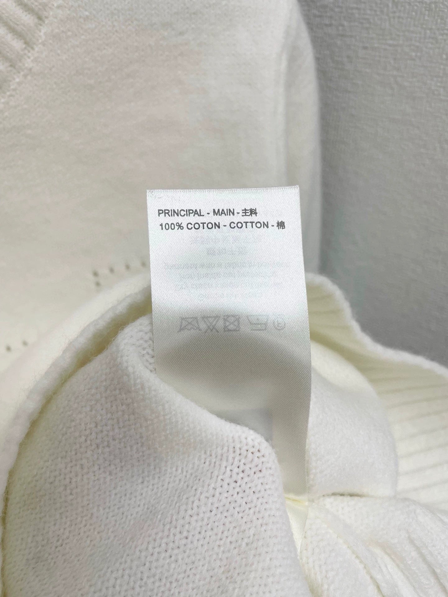 25fw Hollow letter pit striped sweater