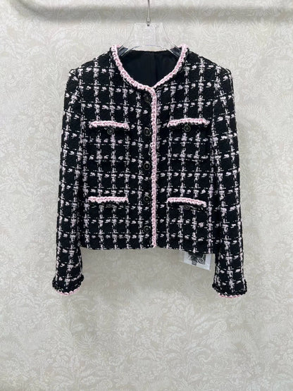 Knitted dress with tied edges, short jacket