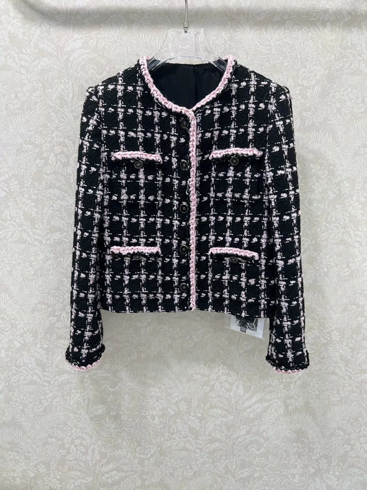 Knitted dress with tied edges, short jacket