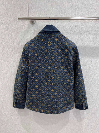 Retro Embroidered Denim Jacket