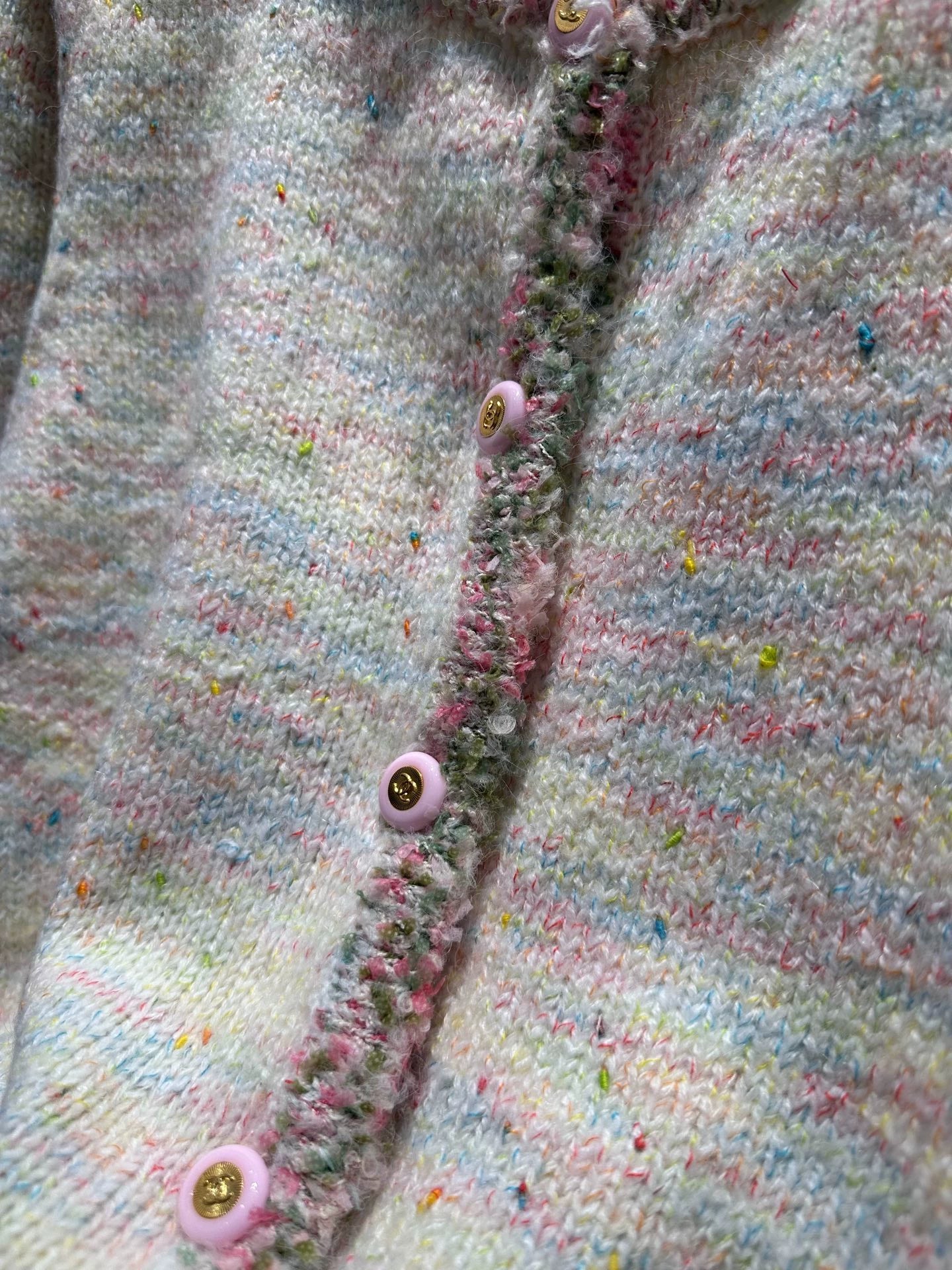 Colorful lace cardigan