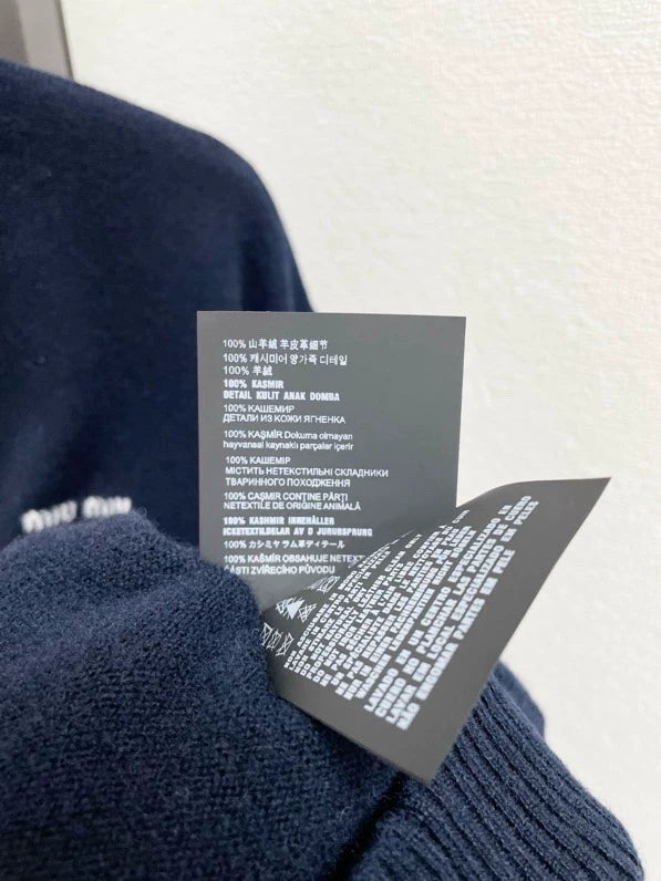 25fw Half zip cashmere sweater