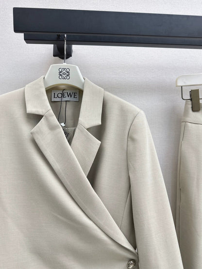 25fw Side button decorative suit jacket