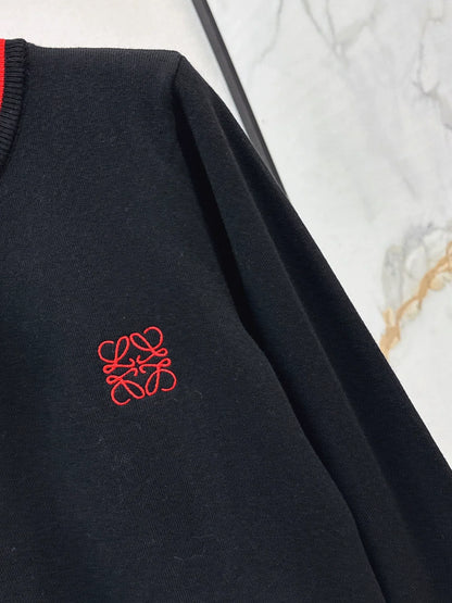 25fw Embroidered Knitted Sweater