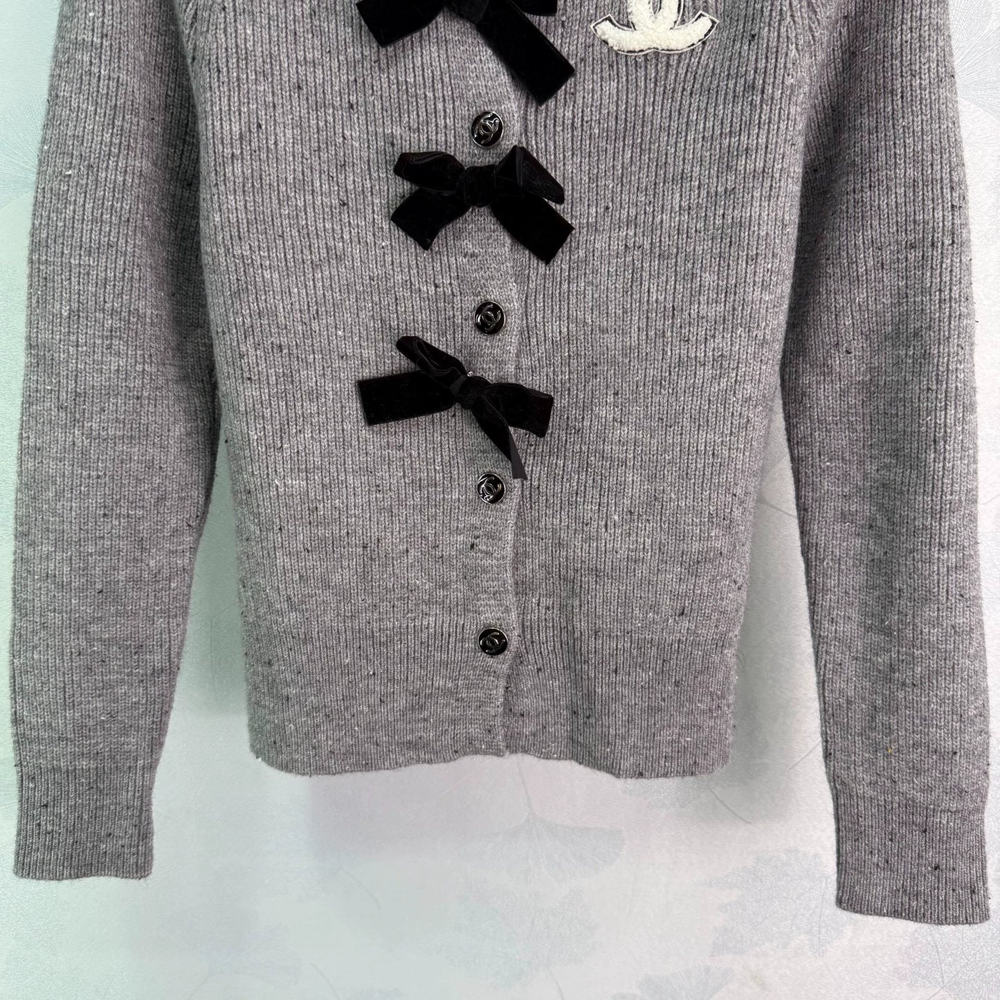 Grey Knitted Cardigan