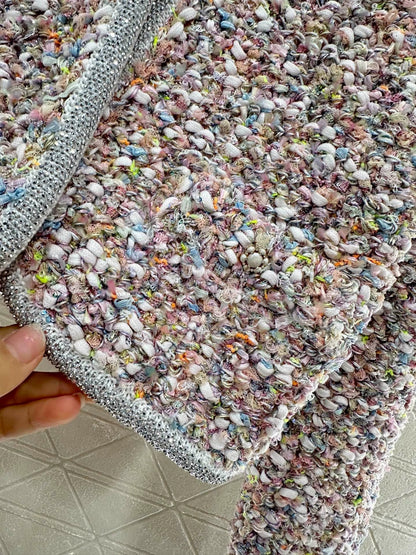 25 Knitted tweed cardigan and skirt set