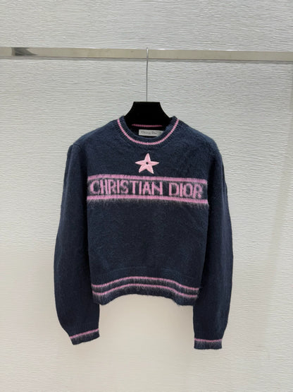 25fw Five pointed star knitted sweater