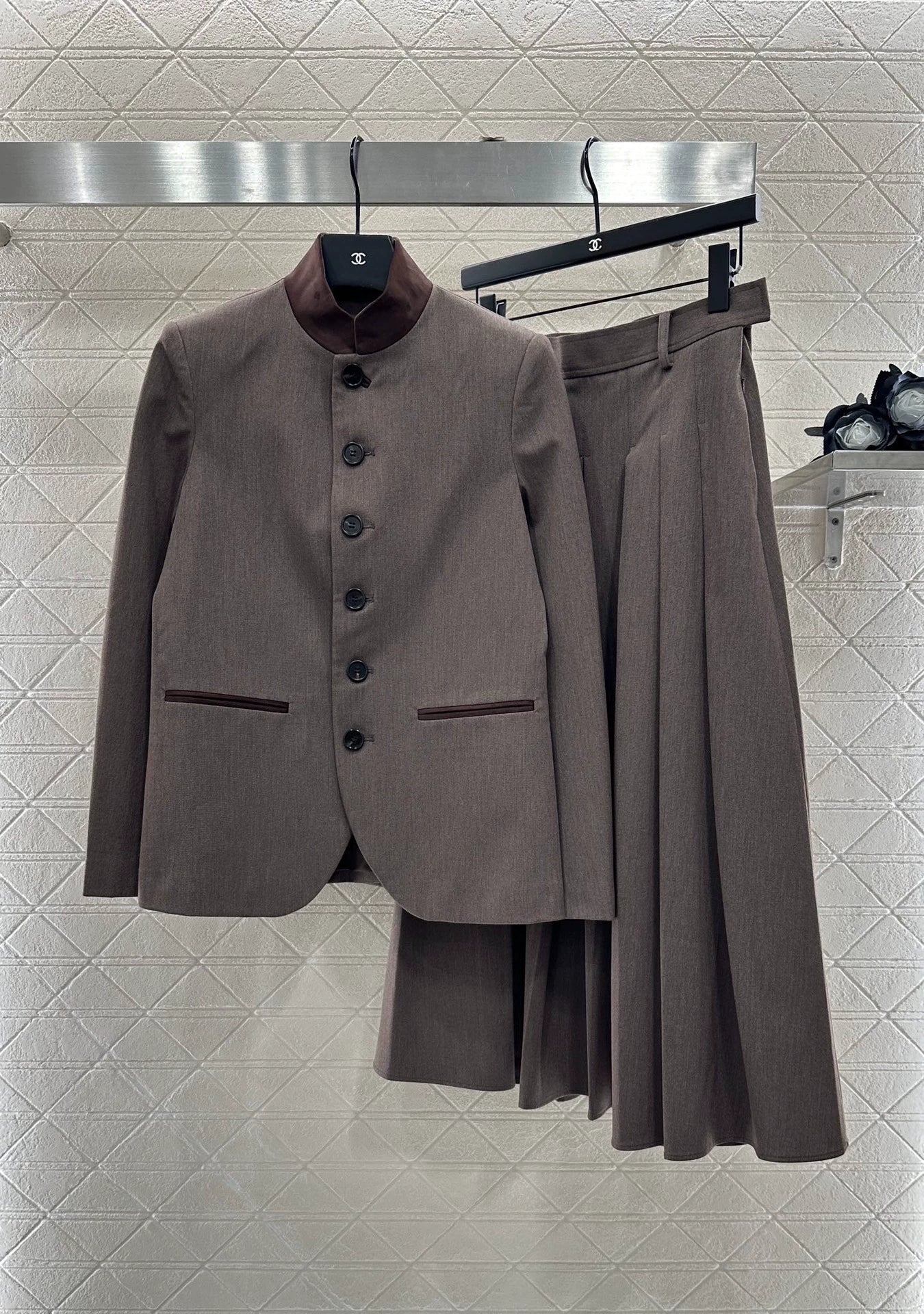 25fw Suit half skirt set