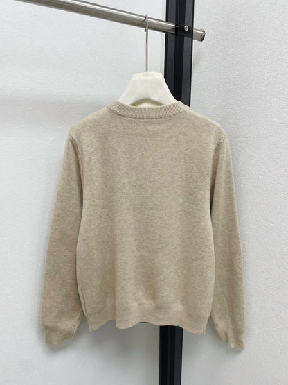 25fw Fox pattern wool sweater