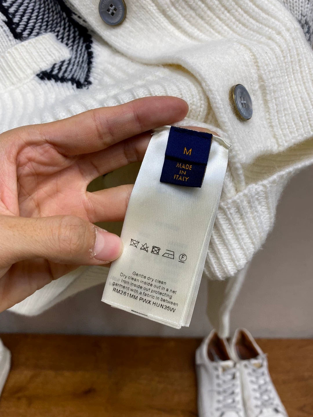 Skiing series knitted cardigan