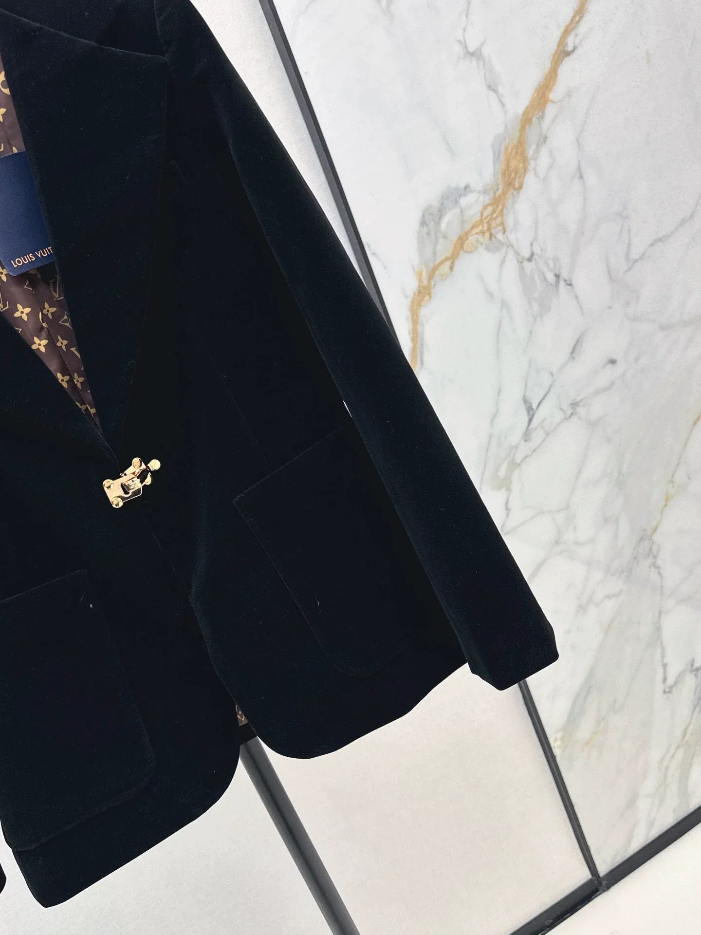 25fw Jacquard monogram suit jacket