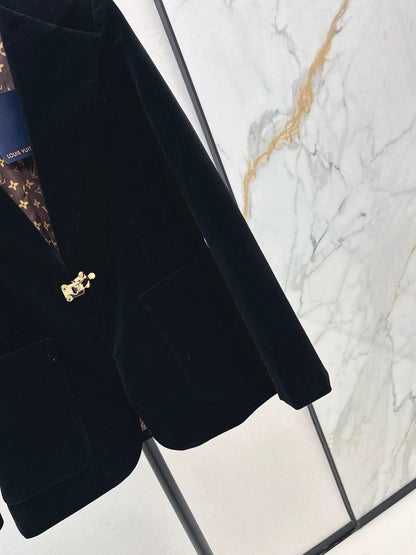 25fw Jacquard monogram suit jacket