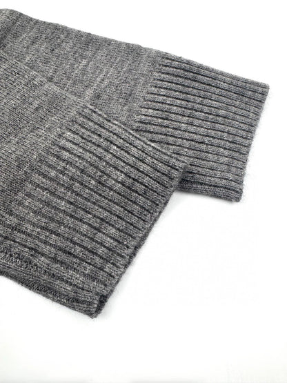 25fw Backpack buckle knitted cardigan