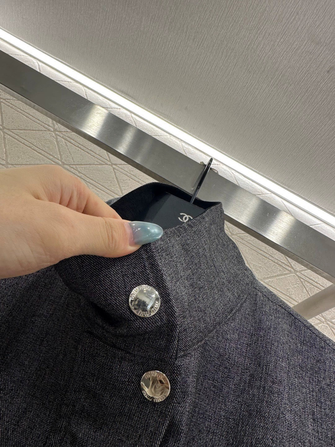 Structured Stand Collar Jacket