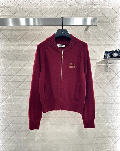 25fw Zipper knit jacket