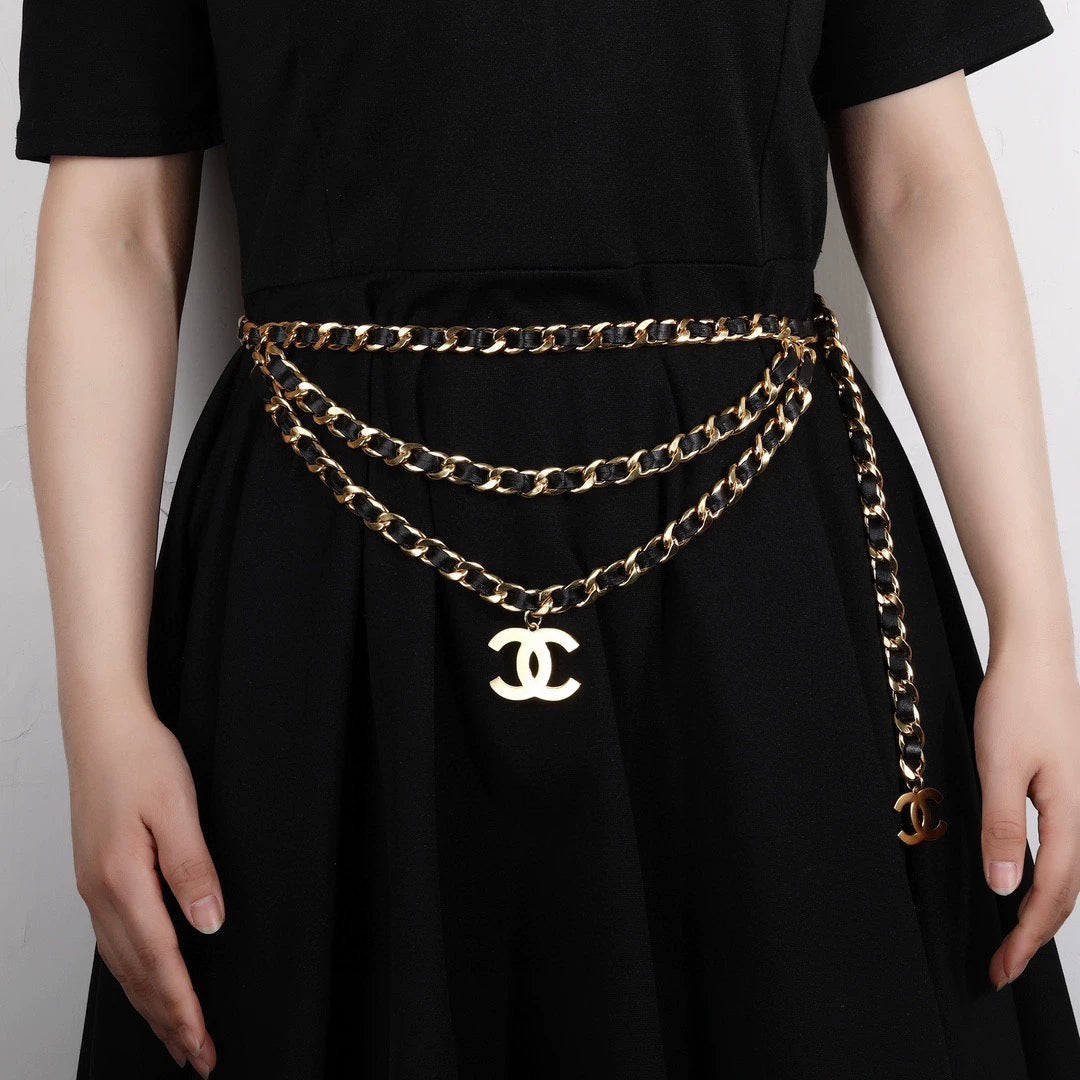 Sheepskin Double C Waist Chain
