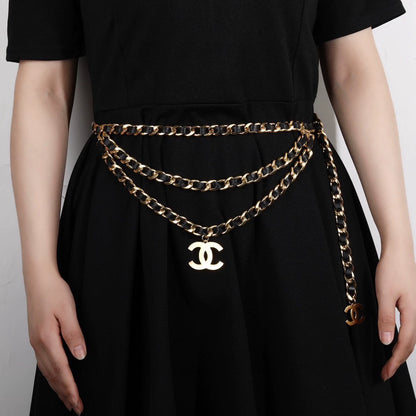 Sheepskin Double C Waist Chain
