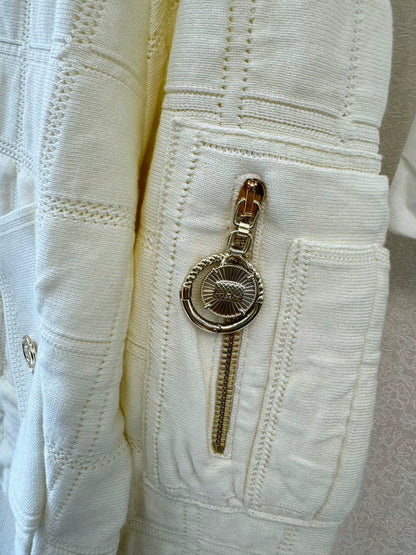 Diamond patterned jacket