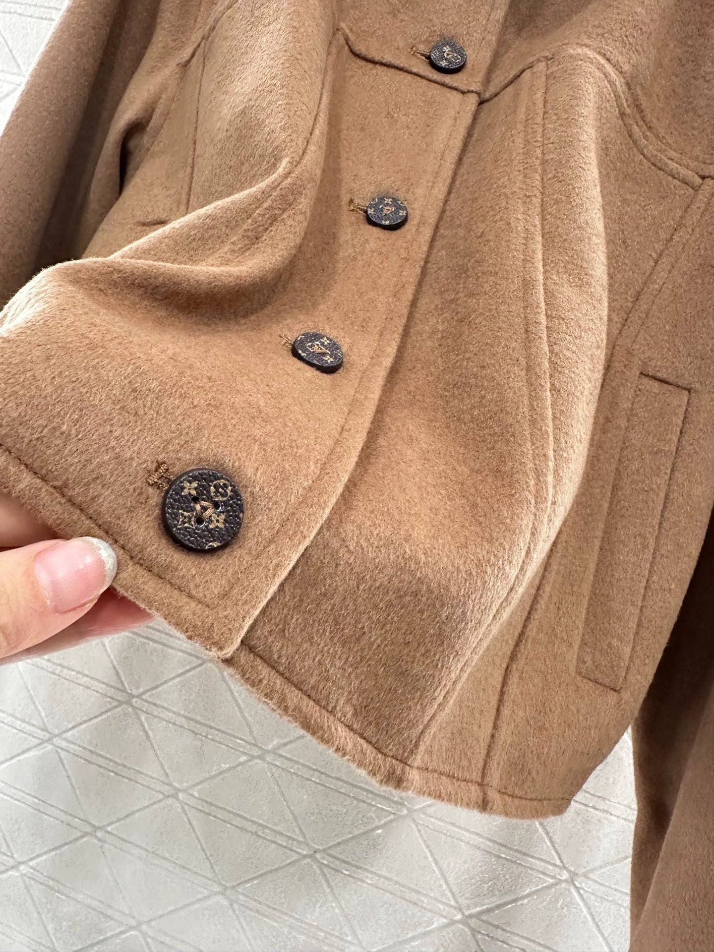 25fw lapel woolen coat