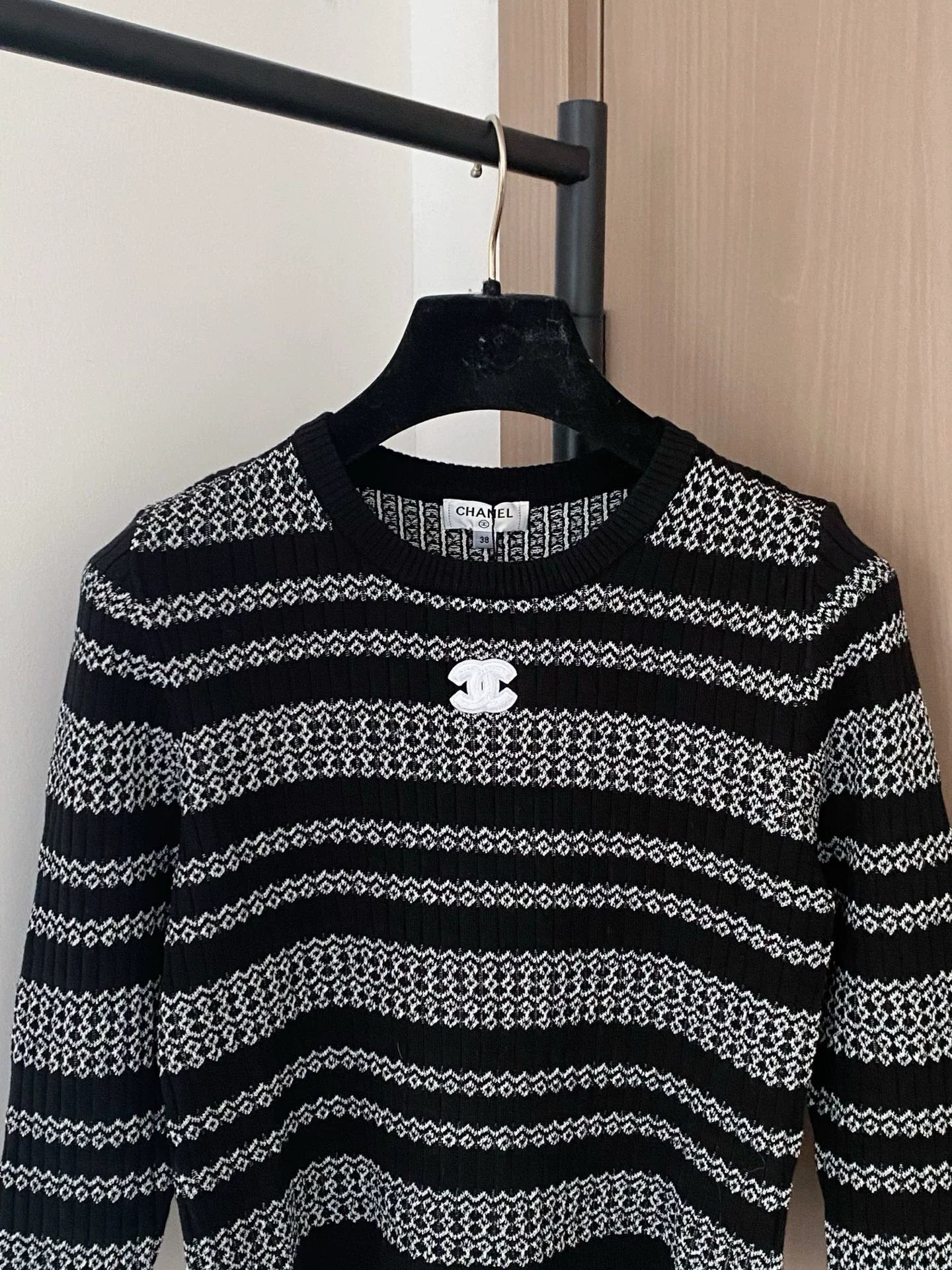 25fw Striped Knitted Long Sleeve