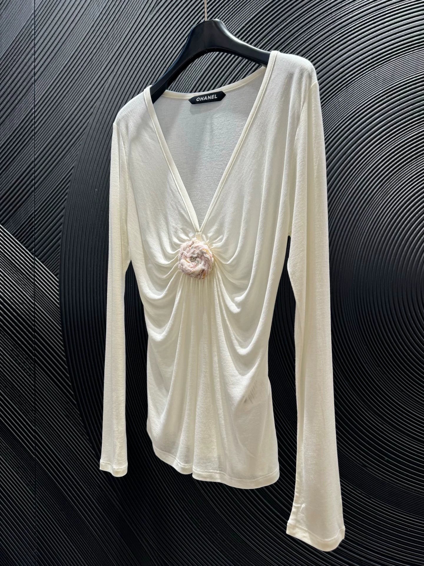 25fw V-neck top (vintage series)