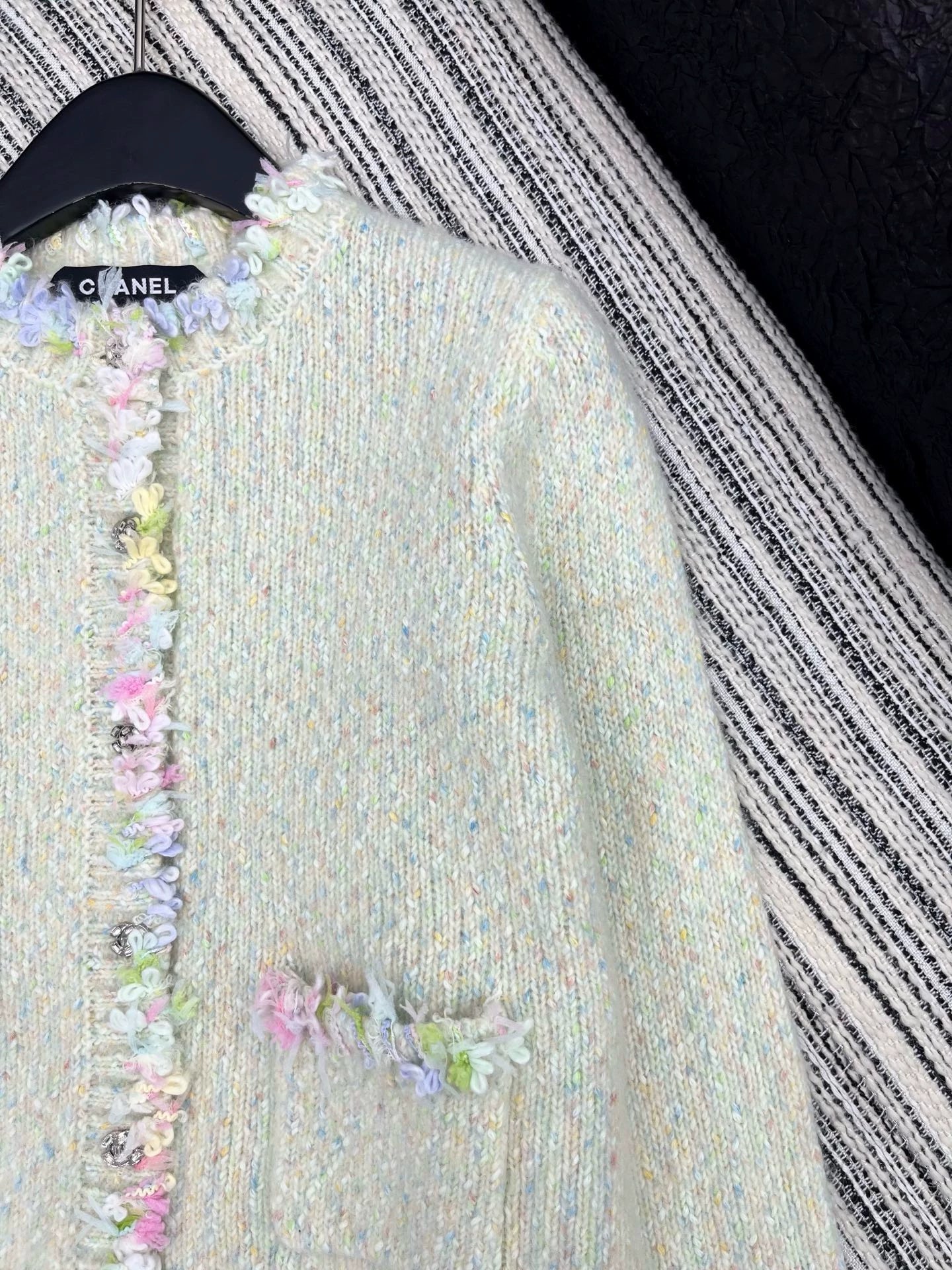 25fw Lace round neck jacket